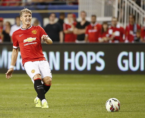 Schweinsteiger sẽ c&oacute; mặt trong đội h&igrave;nh ch&iacute;nh Man United tiếp đ&oacute;n Tottenham
