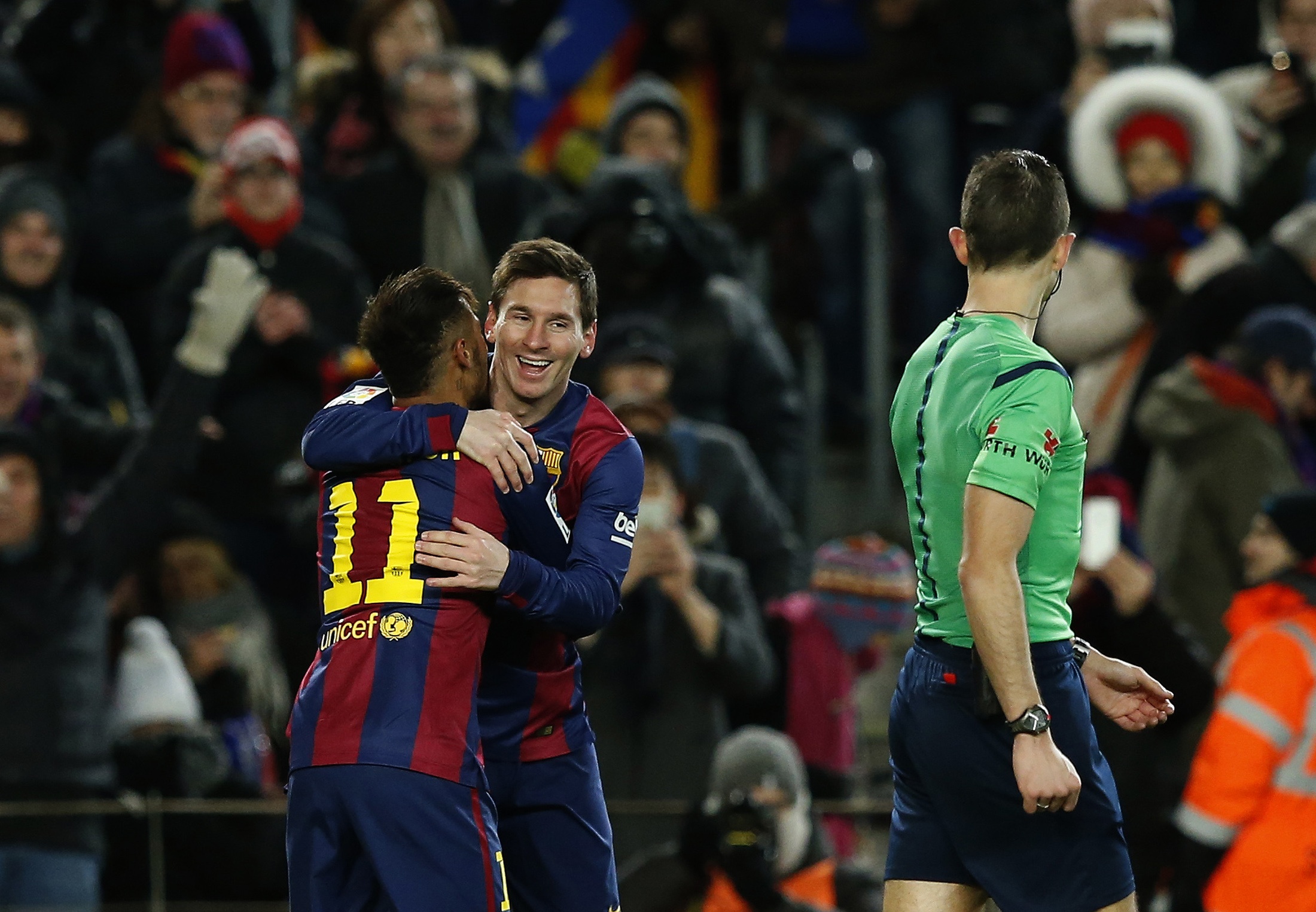 Messi và Neymar của Barcelona đang có phong độ tốt