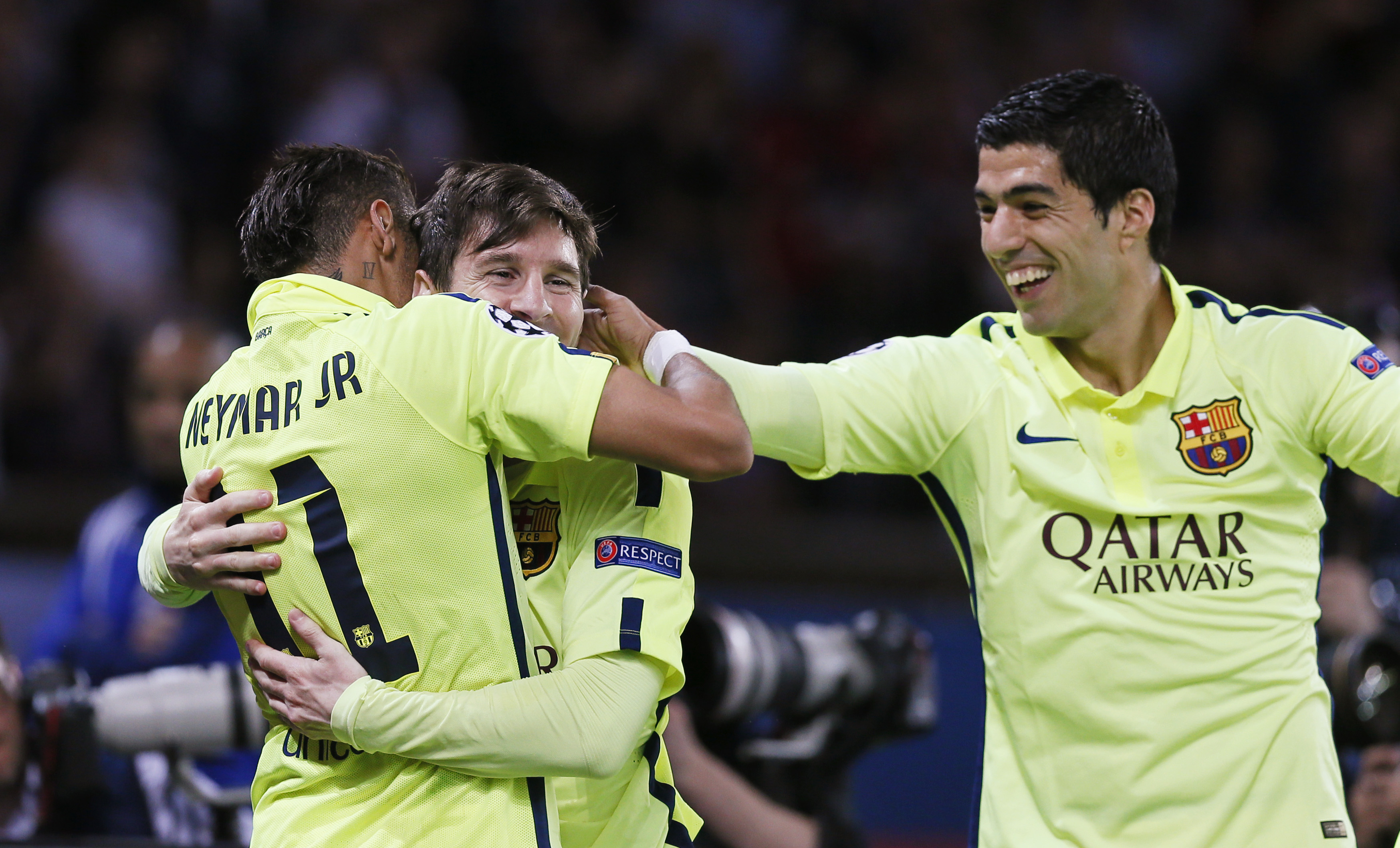 Messi, Neymar và Suarez đang có phong độ tuyệt vời