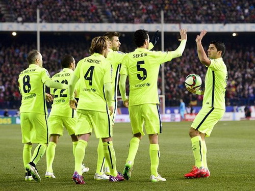 Neymar lập đại công, Barcelona nhấn chìm Atletico trong trận cầu bạo lực