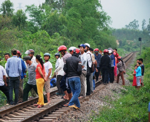 Hiện trường vụ tai nạn thương tâm