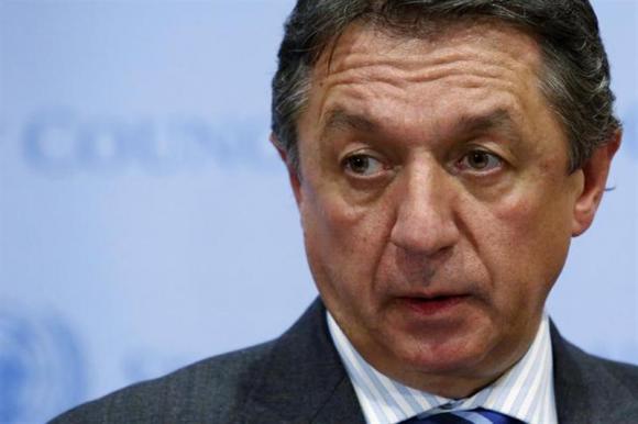 Đại sứ Ukraine tại Li&ecirc;n Hiệp Quốc Yuriy Sergeyev. Ảnh: Reuters