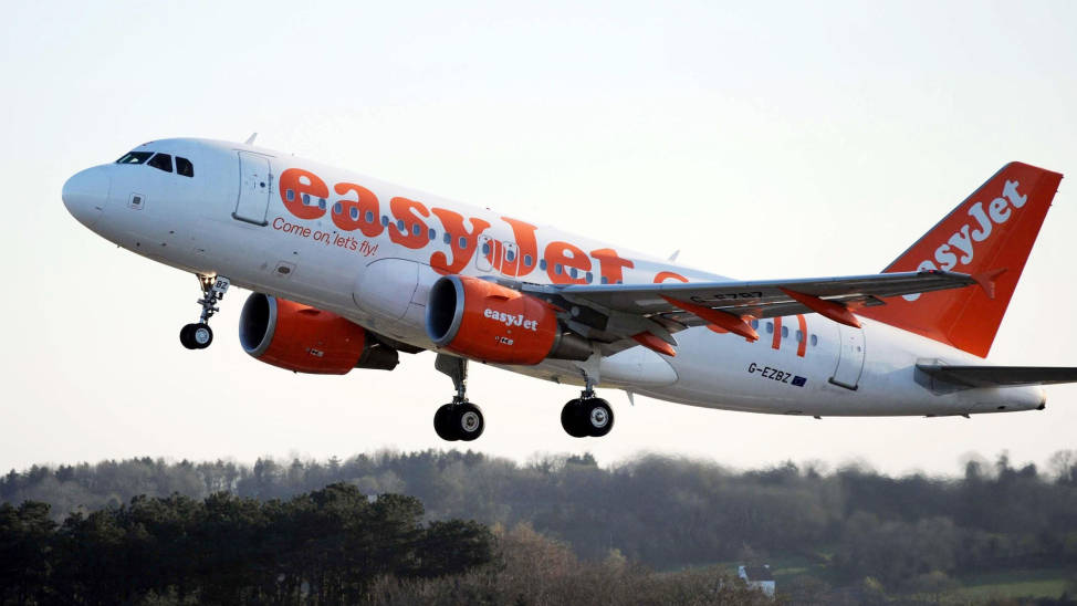 Chiếc m&aacute;y bay h&atilde;ng h&agrave;ng kh&ocirc;ng EasyJet (Anh). Ảnh: NTB Scanpix