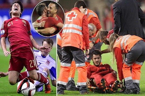 Tây Ban Nha giành vé dự Euro 2016, Man City lại mất sao