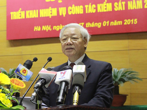 Tổng B&iacute; thư Nguyễn Ph&uacute; Trọng: