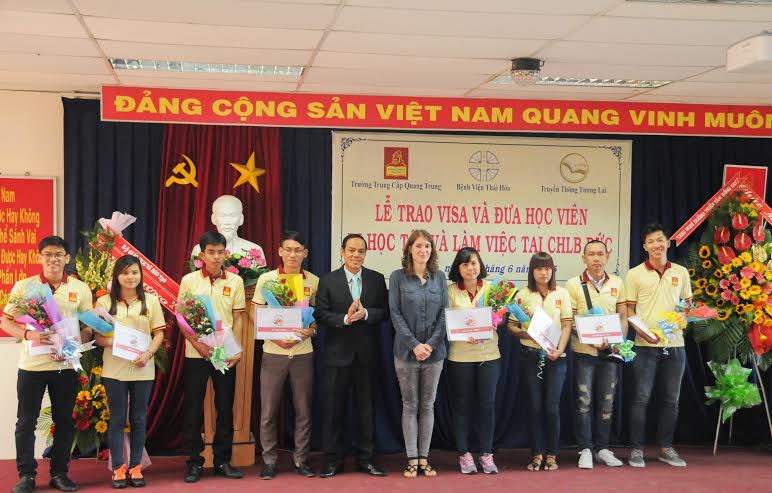 16 học viên được nhận visa đi CHLB Đức học tập và làm việc