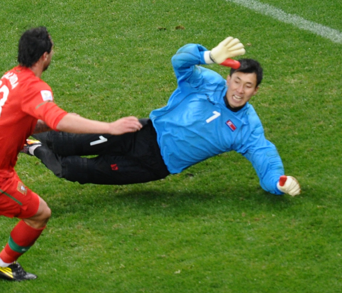 Thủ m&ocirc;n Ri Myong Guk
