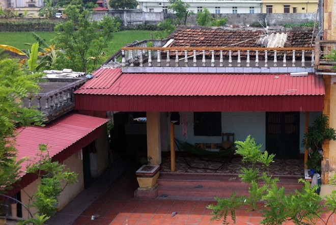 Ngôi nhà xảy ra vụ truy sát trong đêm - Ảnh: Zing