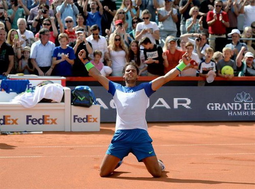 Đăng quang ở Hamburg Open, Nadal lập kỷ lục mới trên sân đất nện