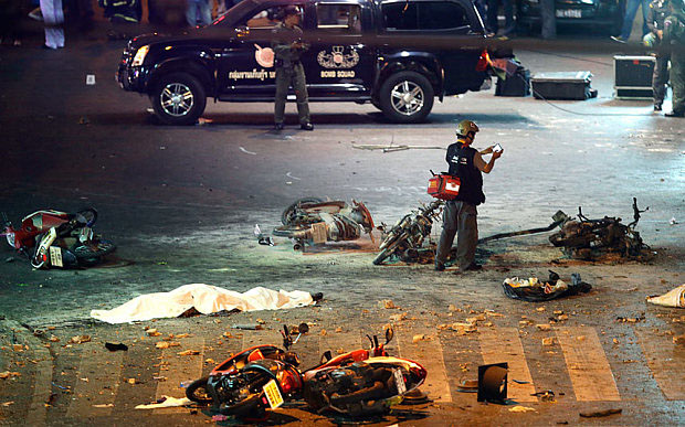 Hiện trường vụ nổ bomẢnh: AP