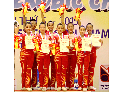 Tuyển Việt Nam nhất toàn đoàn giải Aerobic châu Á