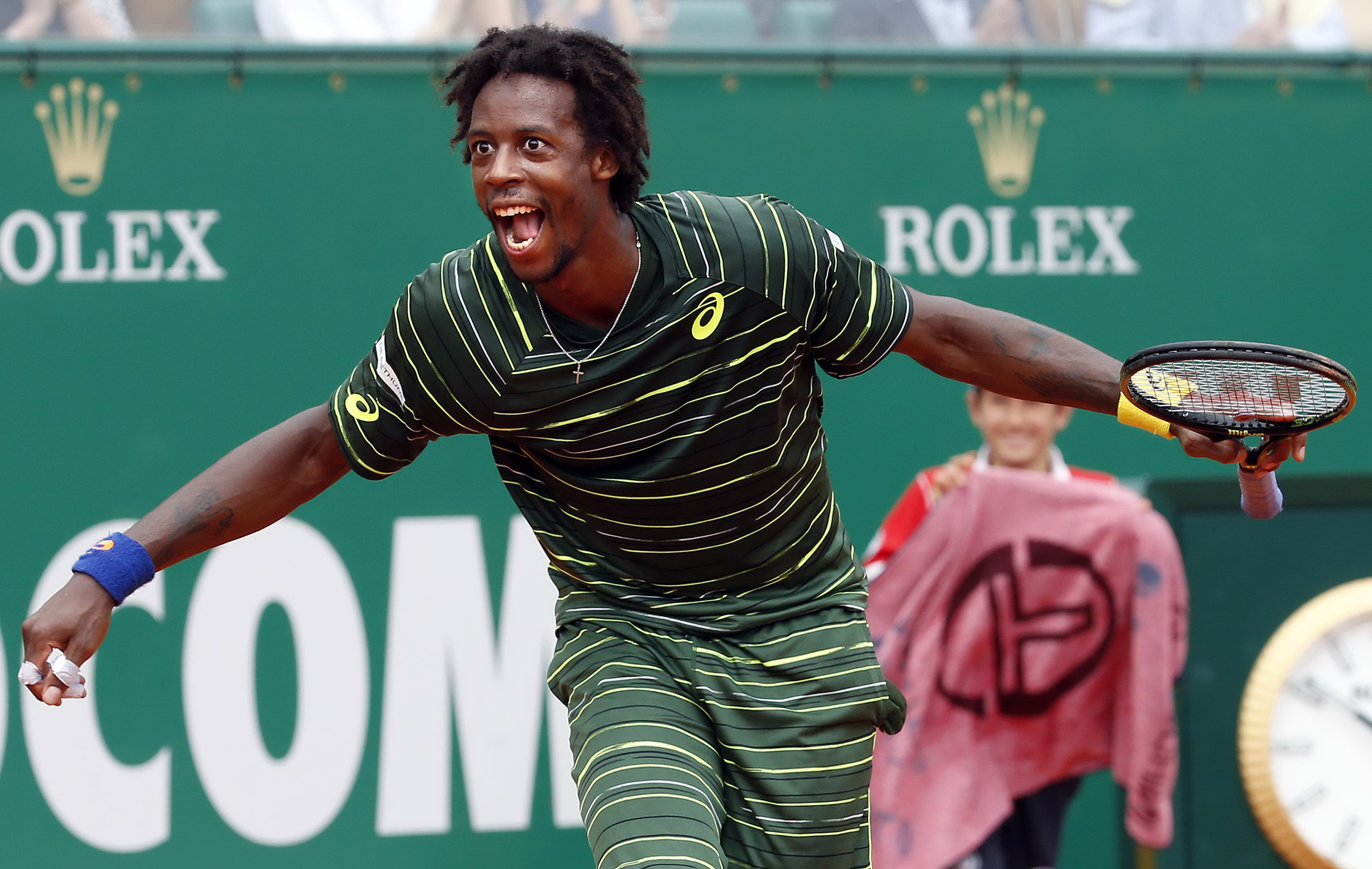 Monfils l&agrave; hiện tượng của Monte Carlo Masters 2015 Ảnh: Reuters