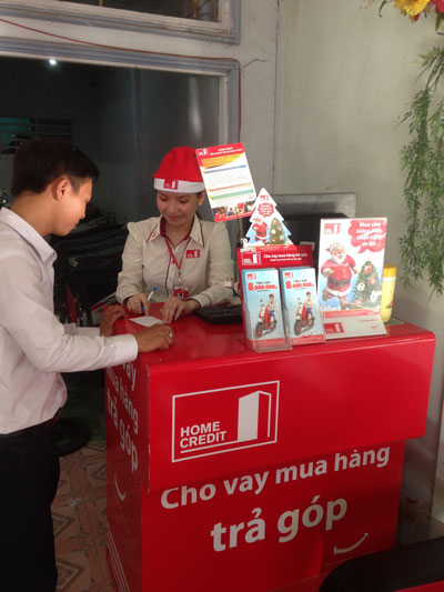 Vay Home Credit, nhận quà Giáng sinh