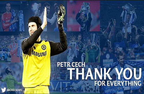 Trang chủ Chelsea đăng lời cảm ơn đóng góp của Cech với The Blues 11 năm qua