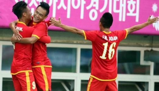 Tuyển Olympic Việt thi đấu ấn tượng tại ASIAD 2014, H&agrave;n Quốc vừa qua