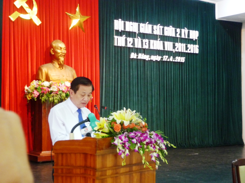 B&iacute; thư Trần Thọ ph&aacute;t biểu tại phi&ecirc;n họp