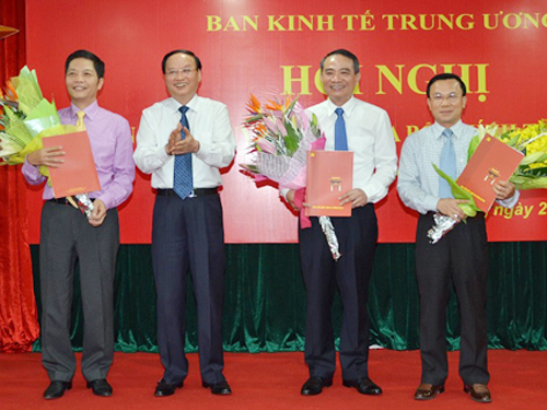 Bổ nhiệm 3 Phó Ban Kinh tế Trung ương