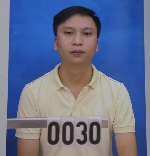 Đối tượng Trịnh Phi Long tại cơ quan công an