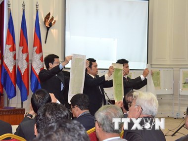 Thủ tướng Campuchia thách thức CNRP về vấn đề bản đồ biên giới