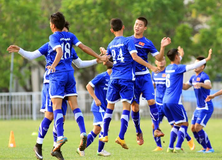 U23 tâp luyện ngày 7-5 chuẩn bị cho trận giao hữu với Hàn Quốc