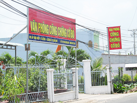 Ký khống, một trưởng phòng công chứng bị phạt hành chính