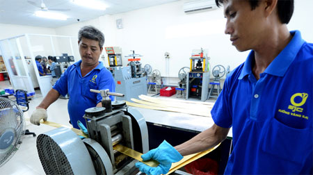 Nhà máy in tiền quốc gia được sản xuất vàng miếng