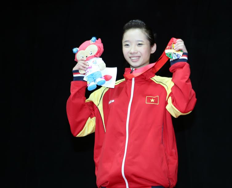 Th&uacute;y Vi bảo vệ th&agrave;nh c&ocirc;ng HCV của m&igrave;nh SEA Games