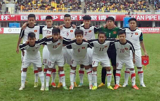 Đội tuyển U15 Việt Nam Ảnh: VFF