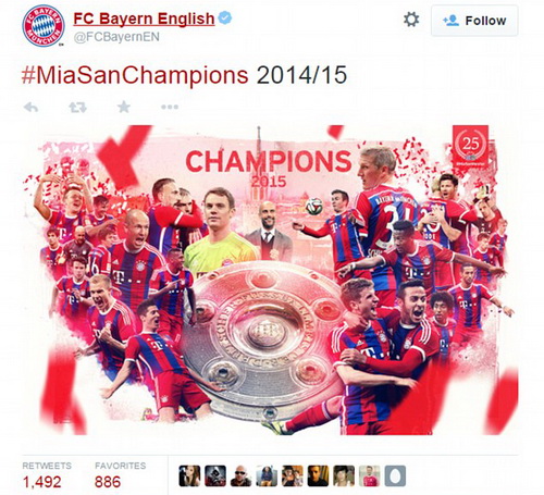 Bayern Munich vô địch Bundesliga sớm, áp sát cú ăn ba lịch sử