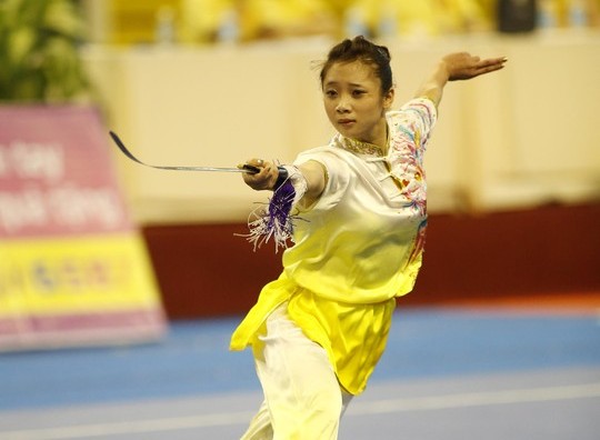 Ngắm "hot girl" của wushu Việt Nam