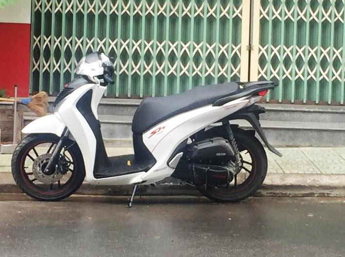 Chiếc xe SH của chị Phước bị đ&aacute;nh cắp
