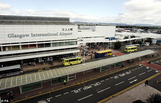 
S&acirc;n bay quốc tế Glasgow. Ảnh: AP
