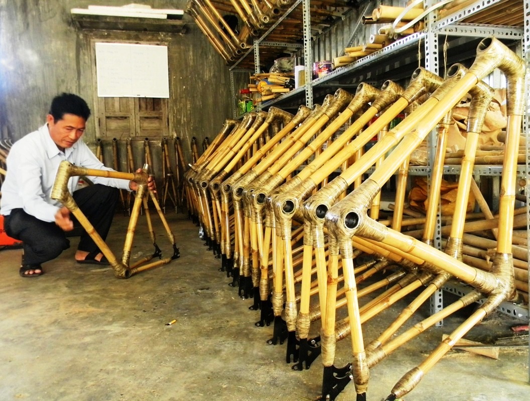 Xe đạp tre xuất ngoại