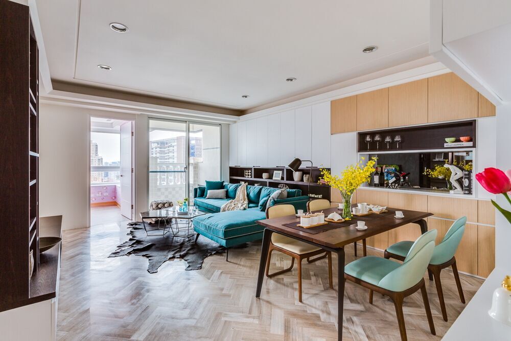 Căn hộ 60m² có thiết kế lưu trữ thông minh