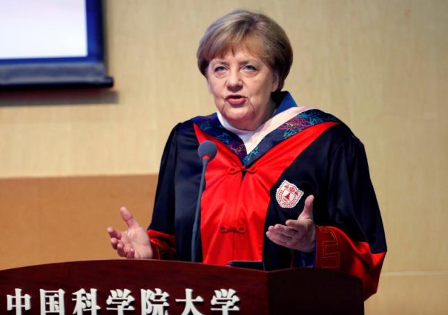 Bà Merkel “cứng” với Trung Quốc