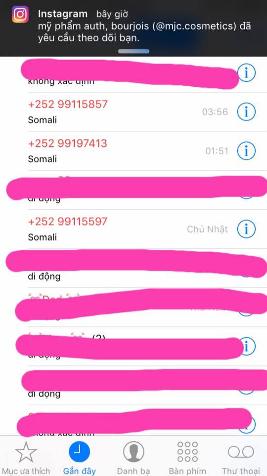 Cẩn trọng với đầu số lạ gọi từ nước ngoài