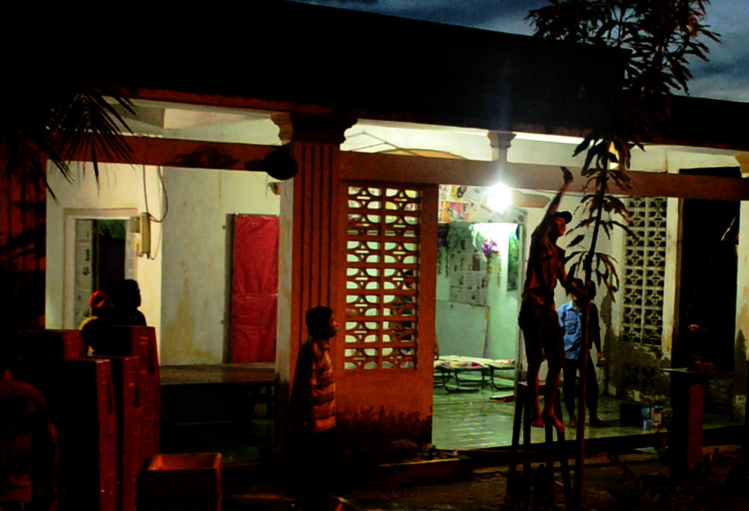 Ngôi nhà nơi xảy ra án mạng.