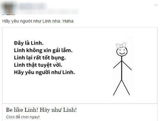 Ứng dụng “Hãy như tôi” có thể đánh cắp tài khoản Facebook
