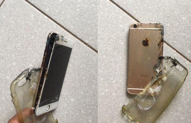 iPhone 6 phát nổ khi đang sạc tại Việt Nam
