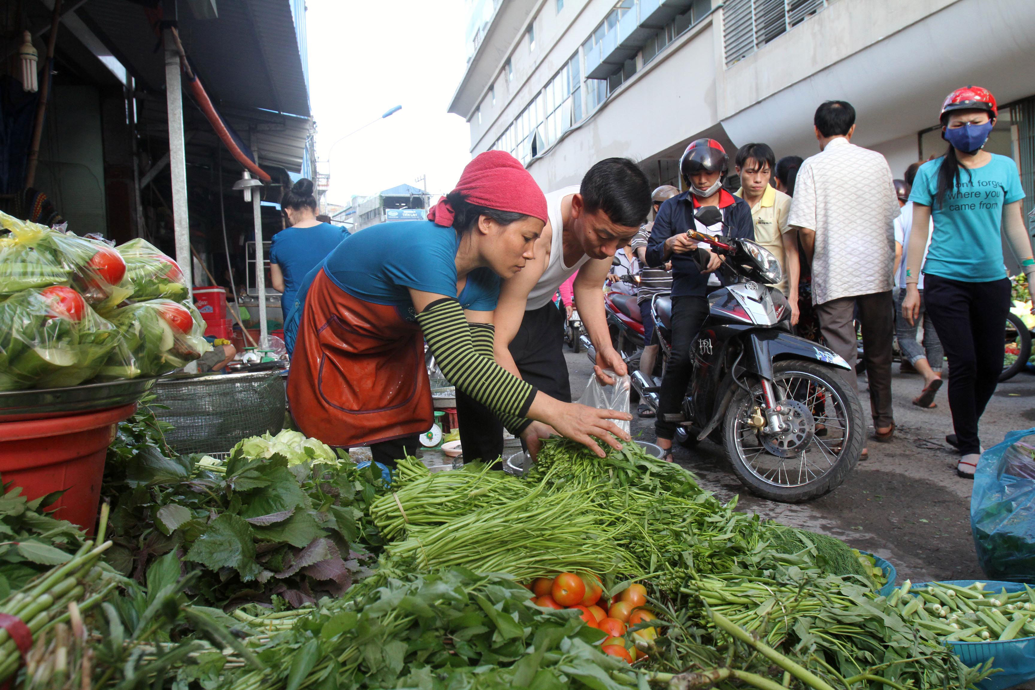 Giá rau tăng vọt