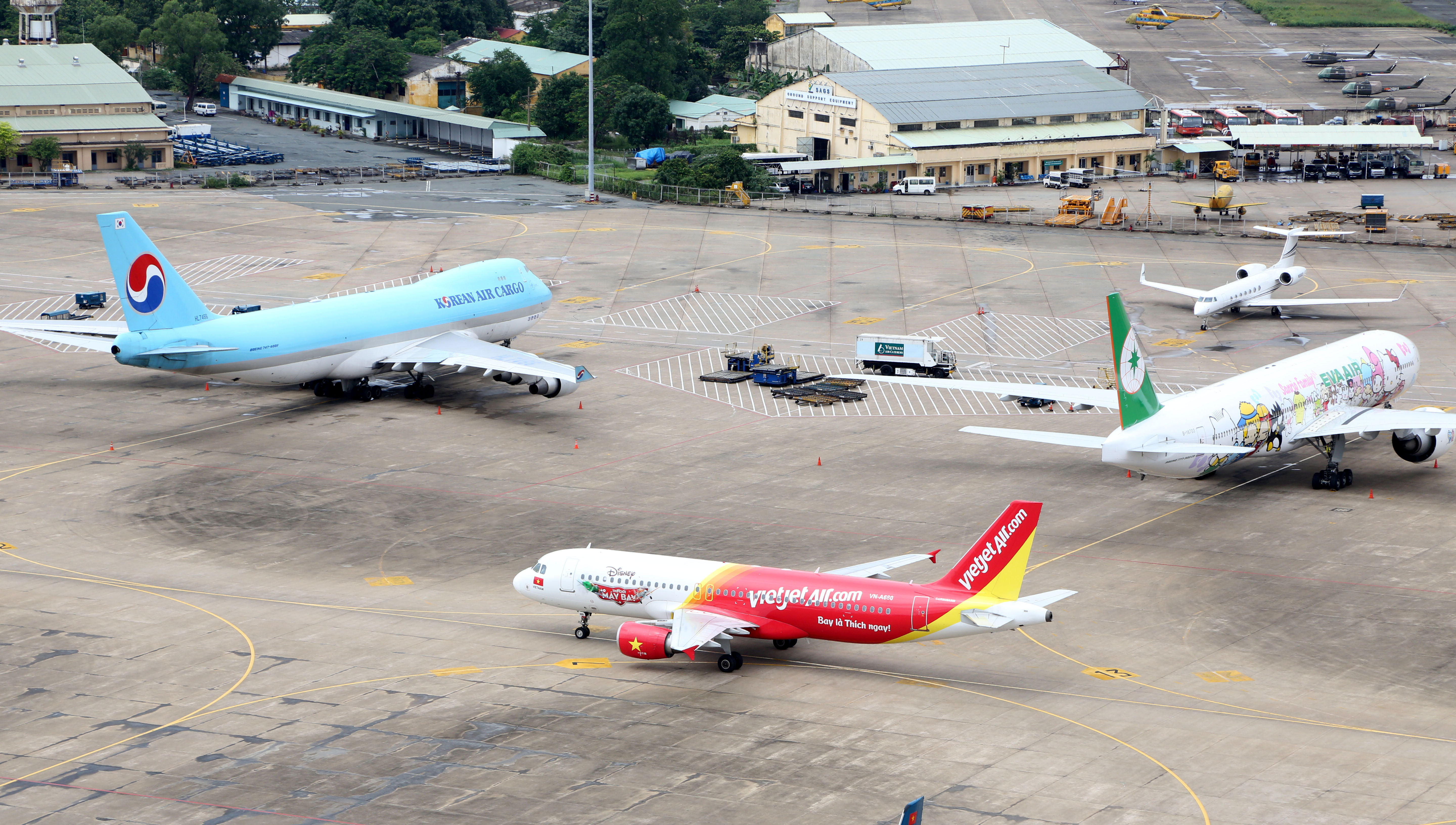 Đỗ máy bay qua đêm: Khó thực hiện