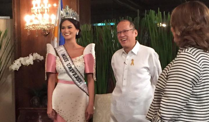 Tân Hoa hậu Hoàn vũ gặp Tổng thống Philippines