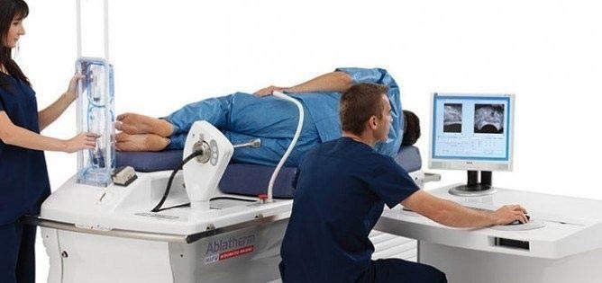 Chữa trị ung thư tuyến tiền liệt bằng siêu âm