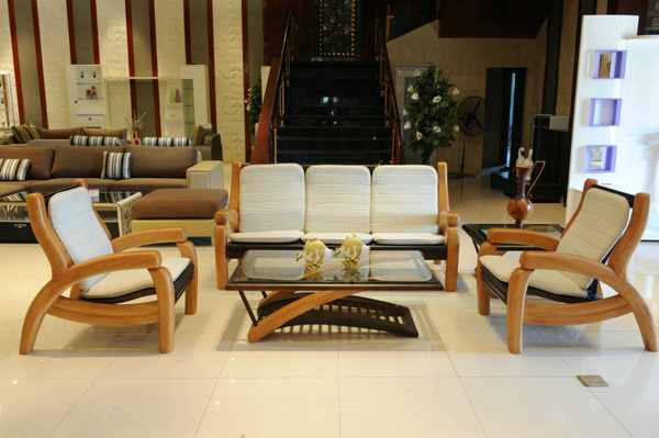 Sofa gỗ - xu hướng nội thất phòng khách năm 2016
