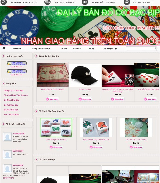 Hiểm họa từ thiết bị cờ bạc bịp