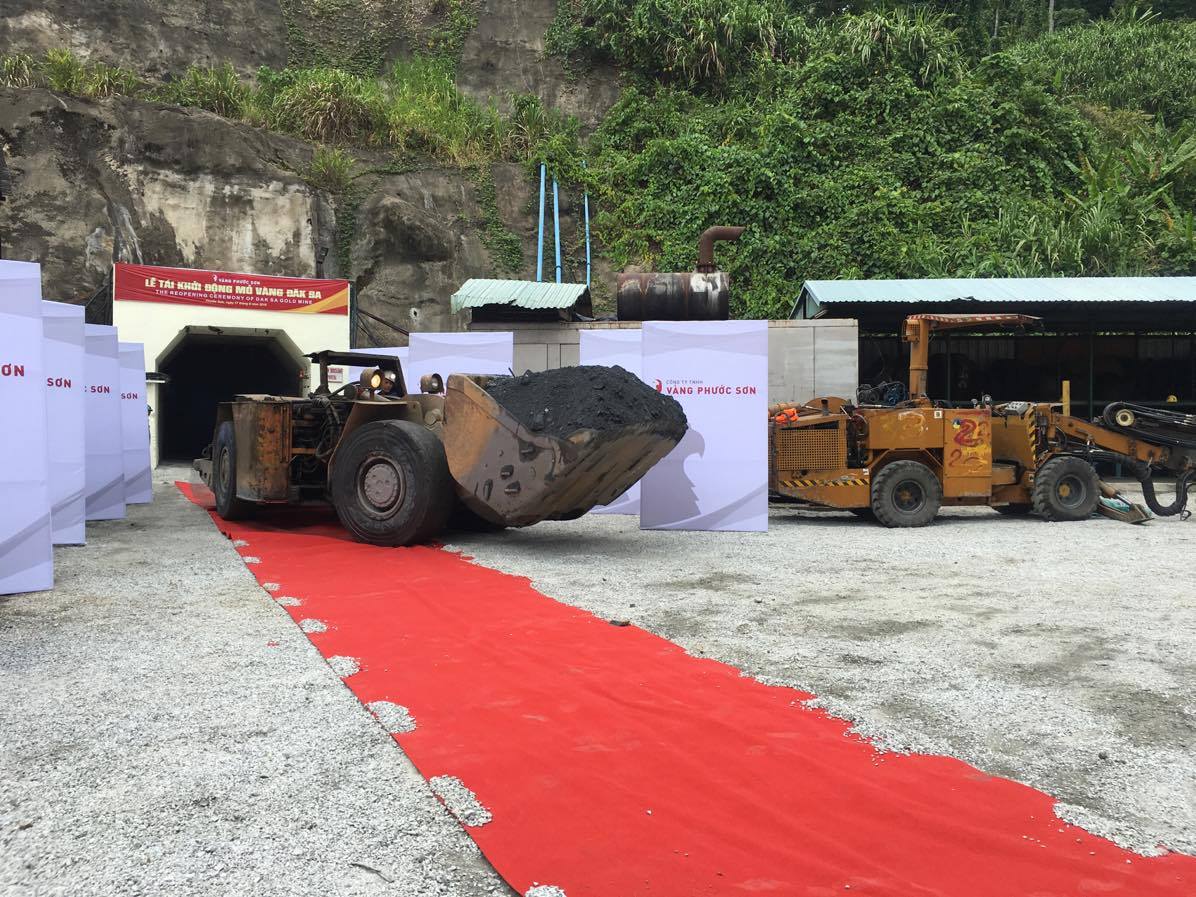 Hoạt động lại, vàng Phước Sơn hứa trả 334 tỉ đồng nợ thuế