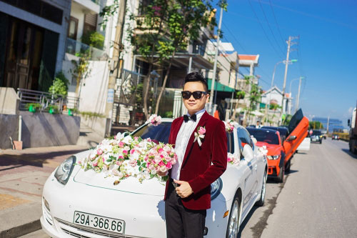 Dàn siêu xe 50 tỉ trong lễ cưới người đẹp và đại gia