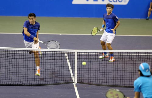 Hoàng Nam - Hoàng Thiên vào vòng 2 Vietnam Open 2016