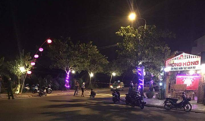 Sau khi vụ án mạng xảy ra, công an đã phong tỏa hiện trường để điều tra