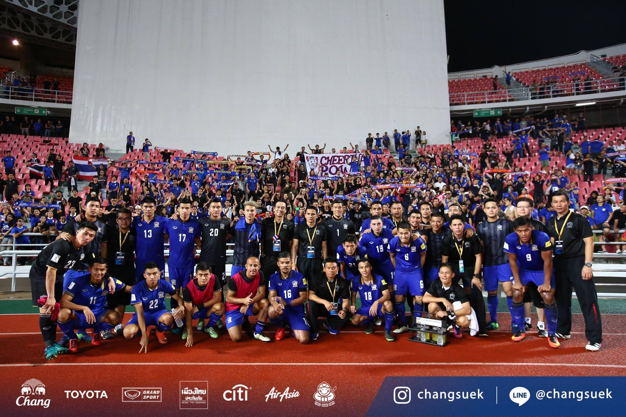 To&agrave;n bộ th&agrave;nh vi&ecirc;n tuyển Th&aacute;i Lan ở trận h&ograve;a &Uacute;c 2-2 sẽ l&ecirc;n đường sang Philippines dự AFF Cup